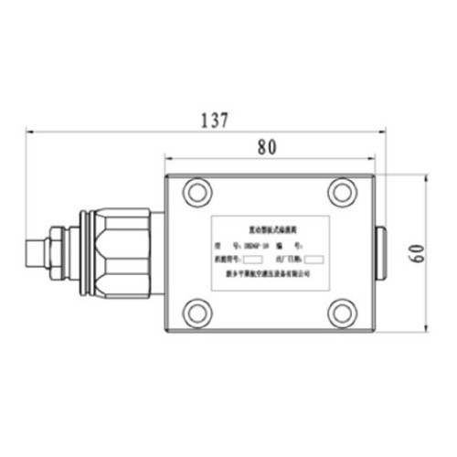 10mm Uchel-Falf Rhyddhad Hydrolig Pwysedd